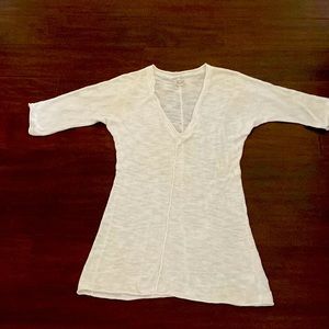 Converse one star Women White Sweater size S